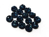 CA222 - 10 pcs. Druzy Resin Embellishment Cabochons Dark Blue - 10mm