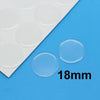CA477 - 94 Circle Clear Round Epoxy Resin Stickers - 18mm