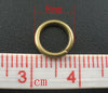 J137A - 100 pcs Antique Bronze Open Jump Rings - 8mm - 16 Gauge (1.2mm Thick)
