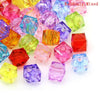 BD523 - 300 pcs Cube Acrylic Spacer Beads - 8mm x 8mm - Assortment