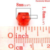 BD523 - 300 pcs Cube Acrylic Spacer Beads - 8mm x 8mm - Assortment