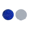 CA531 - 100 pcs Resin Embellishment Druzy Cabochons Royal Blue Pave Round - 12mm