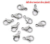 CL040 - 10 pcs. 304 Stainless Steel Lobster Clasps - 12mm x 7.5mm - Tarnish Resistant! - Claw Clasps