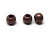BD641 - 100pcs Antique Copper Smooth Ball Spacer Beads - 12mm - Large Hole: 5.7mm