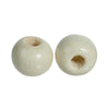BD471 - 500 pcs Natural Wooden Round Spacer Beads - 7mm - 8mm - Large Hole - Hole Size: 2.5mm