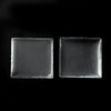 CA533 - 100 pcs. Square Clear Epoxy Resin Stickers - 10mm (0.4 in) x 10mm