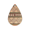 P964 - 6 pcs Gold Plated Multicolor Teardrop Metal Enamel Dangle Charms Pendants - 28mm x 18mm - 1.1" - Rhombus - Sparkledust - For Earrings
