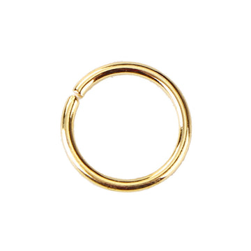 J072A - 1000 pcs Gold Plated Open Jump Rings - 9mm - 18 Gauge (1mm Thick)