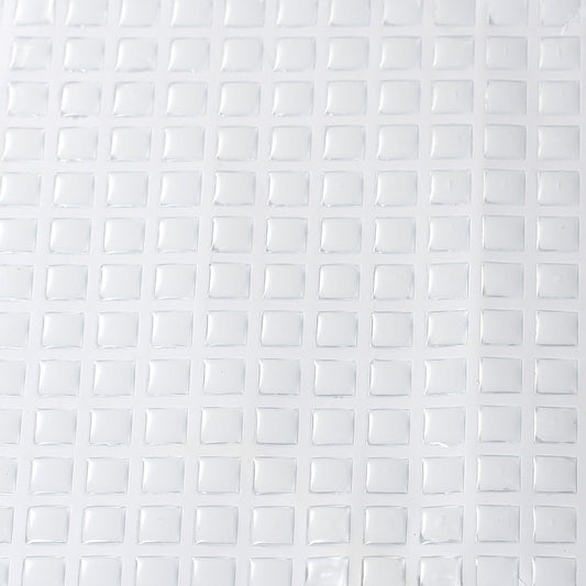 CA533 - 100 pcs. Square Clear Epoxy Resin Stickers - 10mm (0.4 in) x 10mm