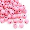 BD312 - 200 pcs Light Pink Wooden Wood Round Spacer Beads - 10x9mm