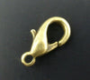 CL042 - 50 pcs. Antique Bronze Lobster Clasps - 14mm X 7mm - Claw Clasps