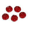 CA113 - 10 pcs Druzy Resin Embellishment Cabochons Wine Passion Dark Red AB - 12mm (1/2 in)