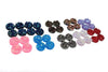 CA566 - 100 pcs Druzy Resin Embellishment Cabochons Assortment - 12mm