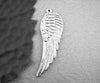 P510 - 10 pcs. LARGE Tibetan Antique Silver Wings Charms - 16mm x 50mm - 2 inches long