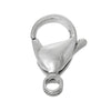 CL044 - 10 pcs. 304 Stainless Steel Lobster Clasps - Silver Tone - 15mm X 9mm - Claw Clasps - Hypoallergenic! Tarnish Resistant!