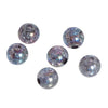 BD371 - 200 pcs Multicolor Crackle Bubble Gum Ball Beads, Acrylic, 8mm - Hole Size: 1.8mm