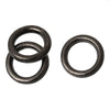 J104B - 1000 pcs Gunmetal Soldered Closed Jump Rings - 6mm - 18 Gauge (1.2mm Thick)