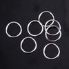 J223 - 400 pcs Silver Plated Open Jump Rings - 10mm - 16 Gauge (1.2mm Thick) - Shiny!