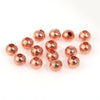 BD372 - 200 pcs Rose Gold Plated Alloy Smooth Ball Spacer Beads- 3mm