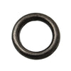 J104B - 1000 pcs Gunmetal Soldered Closed Jump Rings - 6mm - 18 Gauge (1.2mm Thick)
