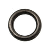 J104 - 100 pcs Gunmetal Soldered Closed Jump Rings - 6mm - 18 Gauge (1.2mm Thick)