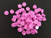 CA115 - 10 pcs Druzy Resin Embellishment Cabochons Orchid Pink - 12mm Diameter - Circle - 5mm Thick