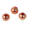BD372 - 200 pcs Rose Gold Plated Alloy Smooth Ball Spacer Beads- 3mm