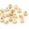 BD423 - 1000 pcs Natural Wooden Round Spacer Beads - 7x6mm