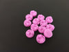CA115 - 10 pcs Druzy Resin Embellishment Cabochons Orchid Pink - 12mm Diameter - Circle - 5mm Thick