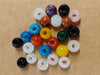 BD948B - 25 pcs Gemstone - Assortment - Ball Spacer Beads - 10mm - Large Hole: 4mm - Fits European Cords!