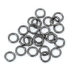 J700 - 1000 pcs Gunmetal Open Jump Rings - 5mm - 18 Gauge (1mm Thick)