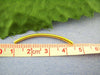 BD530 - 200 pcs. Gold Plated Noodle Tube Long Smooth Thin Curved Beads - 35mm x 2mm (1.38" x 0.08")