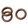 J106 - 100 pcs Antique Copper Soldered Closed Jump Rings - 6mm - 18 Gauge (1.2mm Thick)