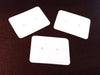 S009 - 100 pcs. White Cardboard Paper Jewelry Earrings Earring Rectangle Display Cards Tags Labels - 2 Holes- 35mm x 25mm (1.38" x 1")