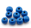 BD315 - 200 pcs Dark Blue Wooden Wood Round Spacer Beads - 10x9mm - 10mm x 9mm