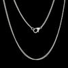 N067 - 12 pcs. Silver Plated Curb Chain Link Necklaces 17 3/4" - (3x2mm) - Lobster Claw Clasp