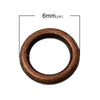 J106 - 100 pcs Antique Copper Soldered Closed Jump Rings - 6mm - 18 Gauge (1.2mm Thick)