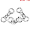 P805 - 30pcs. Antique Silver Hand Cuffs Charms Pendants - 17x12mm