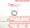 J226A - THICK - 100 pcs 304 Stainless Steel Open Jump Rings 7mm - 16 Gauge - High Quality