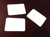S009 - 100 pcs. White Cardboard Paper Jewelry Earrings Earring Rectangle Display Cards Tags Labels - 2 Holes- 35mm x 25mm (1.38" x 1")