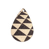 P967 - 10 pcs Gold Plated Multicolor Teardrop Metal Enamel Dangle Charms Pendants - 28mm x 18mm - 1.1" - Spike - Sparkledust - For Earrings