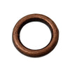 J106 - 100 pcs Antique Copper Soldered Closed Jump Rings - 6mm - 18 Gauge (1.2mm Thick)