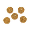 CA176 - 10 pcs Druzy Resin Embellishment Cabochons Sparkly Gold AB - 12mm