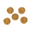 CA176B - 100 pcs Druzy Resin Embellishment Cabochons Sparkly Gold AB - 12mm