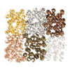 CR021 - 300 pcs Assortment of Crimp Beads Smooth Ball Spacer Bead Covers - 5mm Open, 4mm Closed - 6 Colors!