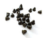E490 - 200 pcs (100 Pairs) Antique Bronze Ear Nuts - 5.5mm x 5mm - Earring Stoppers! - Bullet Design - High Quality! Hole Size: 1mm