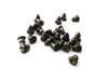 E490 - 200 pcs (100 Pairs) Antique Bronze Ear Nuts - 5.5mm x 5mm - Earring Stoppers! - Bullet Design - High Quality! Hole Size: 1mm