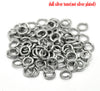 J109A - 100 pcs Stainless Steel Open Jump Rings 8mm - 18 Gauge - Silver Tone