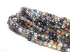 BD378 - 38 pcs Czech Glass Fire Polish Round Faceted Beads - 4mm - Assortment - Hole Size: 0.8mm - Firepolish - Variety Pack - Mix - Luster
