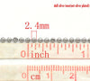 N154 - 10M (32.8 Ft) - 304 Stainless Steel Ball Chain - 2.4mm Ball (1/8") - Hypoallergenic! Tarnish Resistant